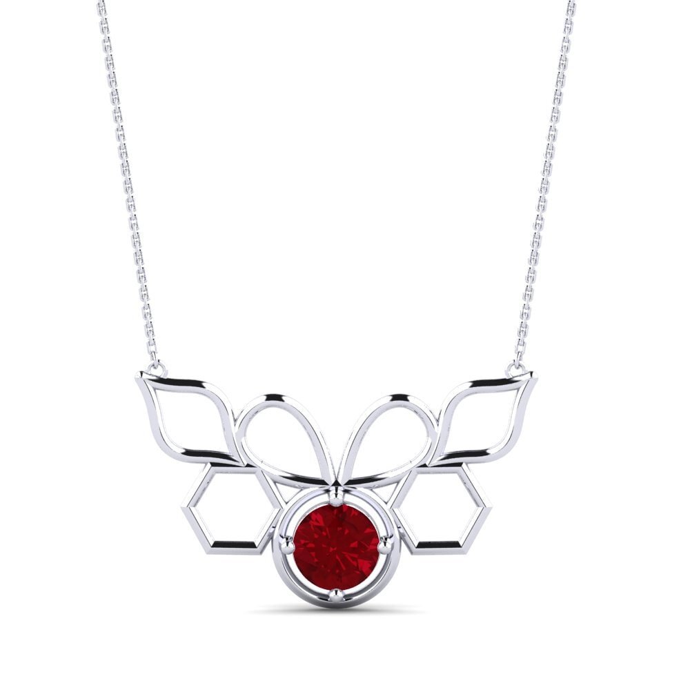 Red Zirconia Women's Necklace Antonileu