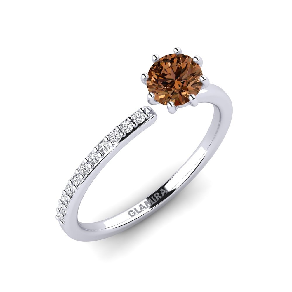 Brown Diamond Engagement Ring Antor