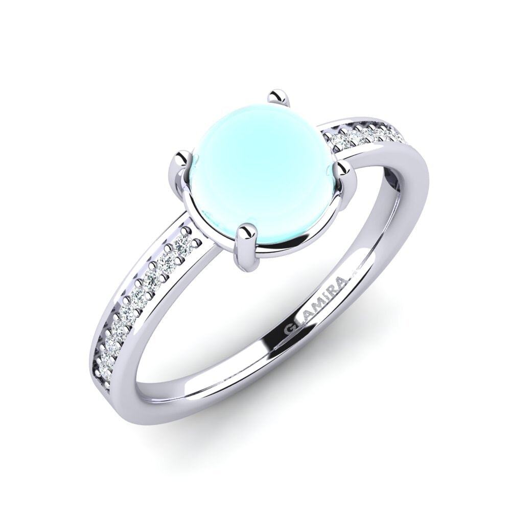 Cabochon Aquamarine Ring Anuja
