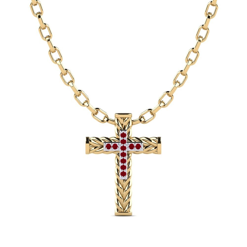 Red Zirconia Men's Pendant Apance