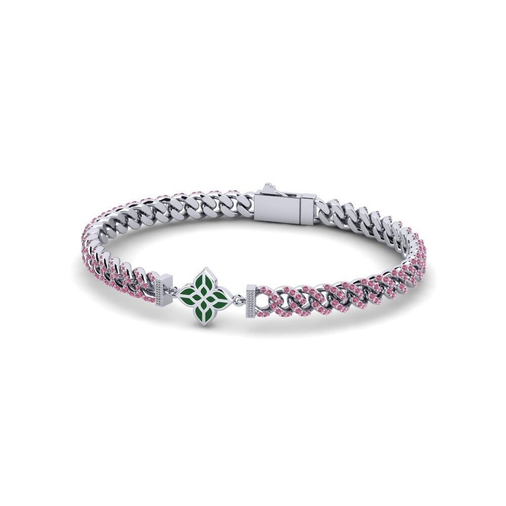 Rhodolite Garnet Women's Bracelet Aplier
