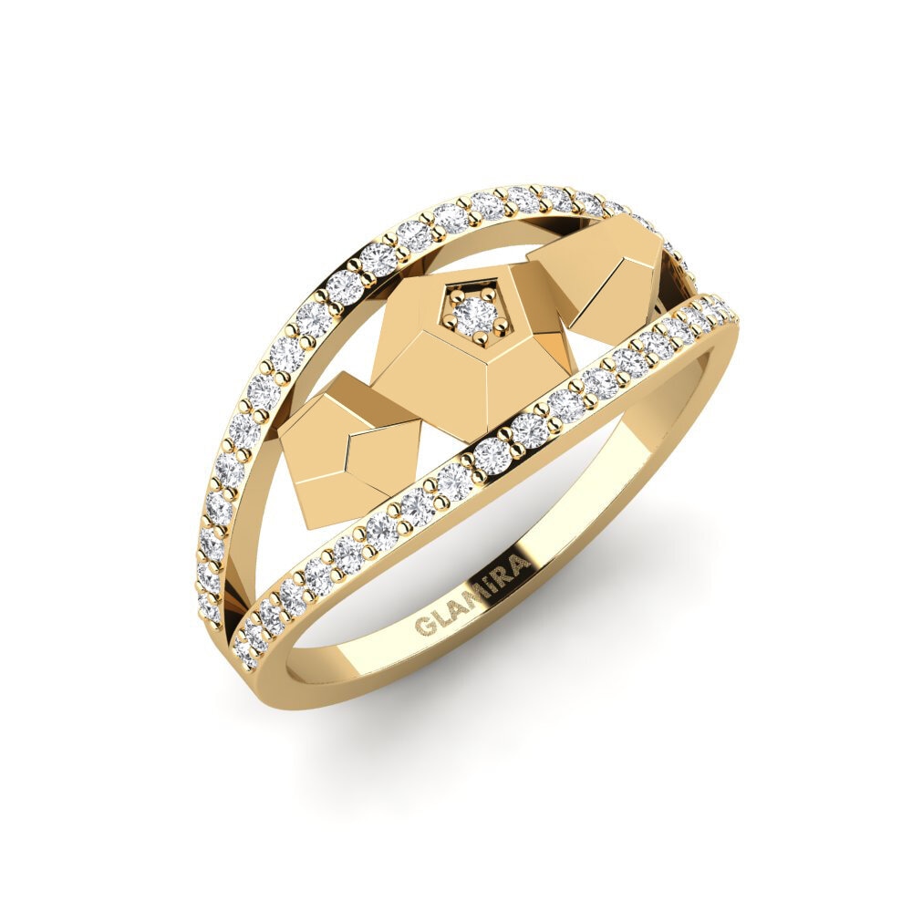 White sapphire Ring Apogee