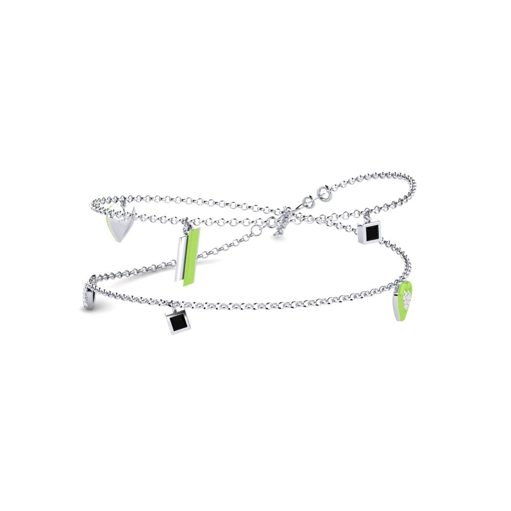 Black Sapphire Women's Necklace Aquacar