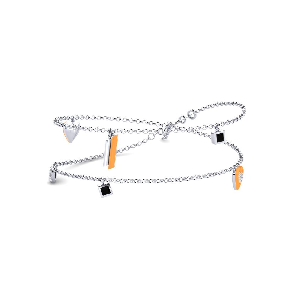 Black Sapphire Women's Necklace Aquacar