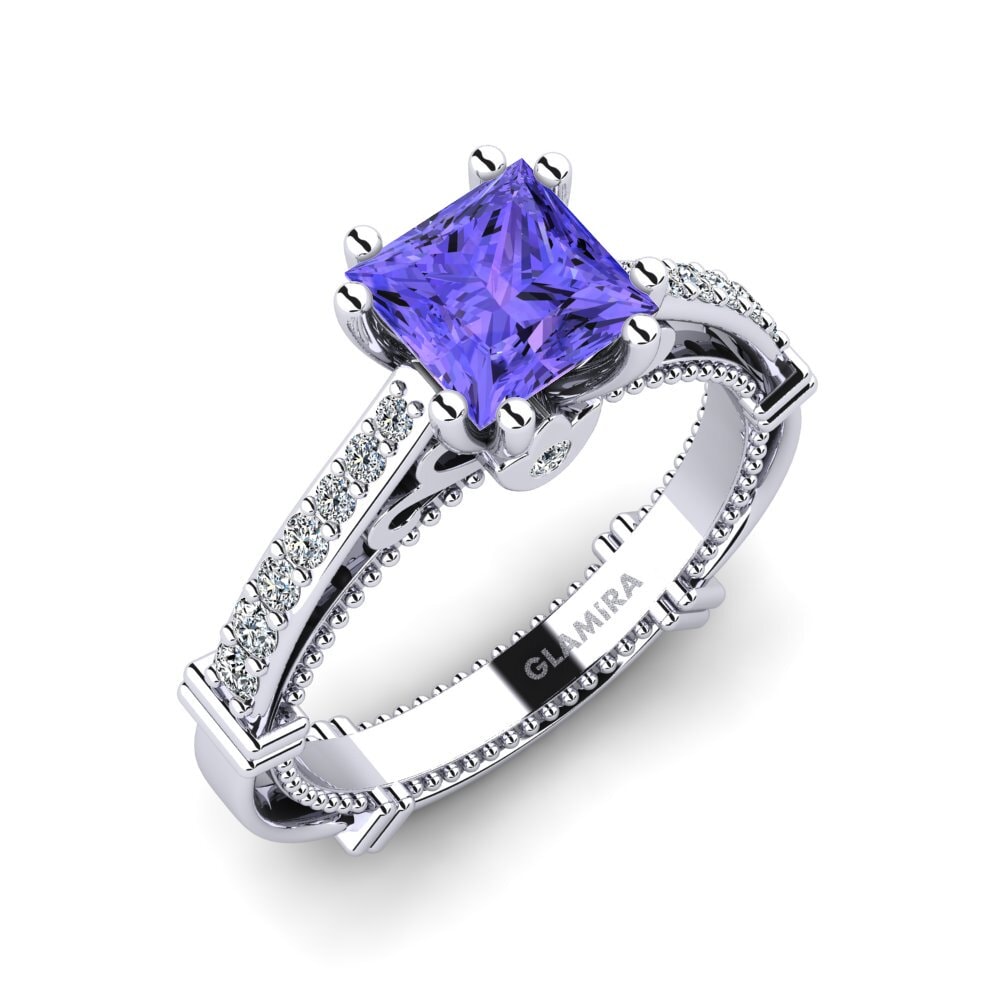 Tanzanite Engagement Ring Aquina