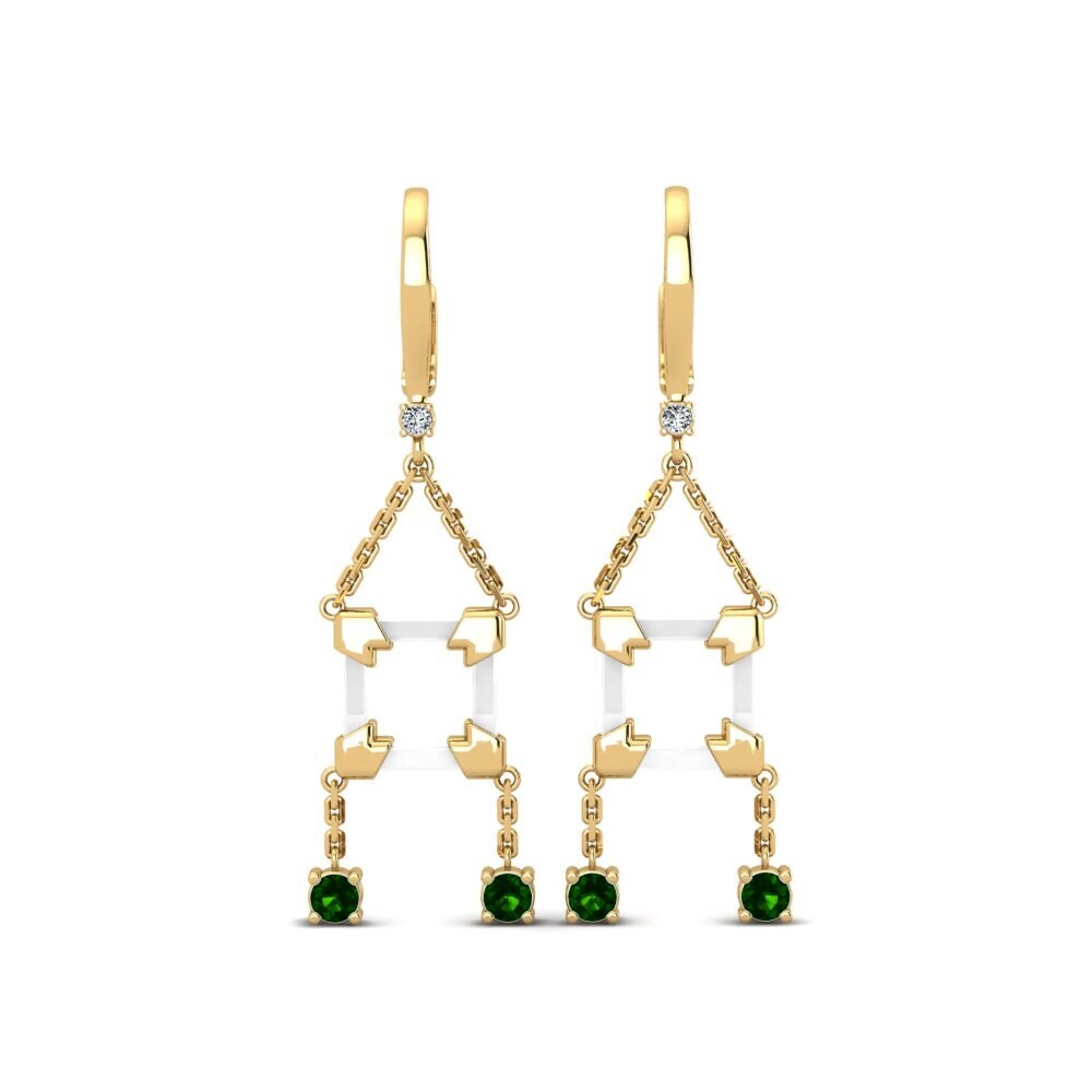 Green Tourmaline Women's Earring Araiza