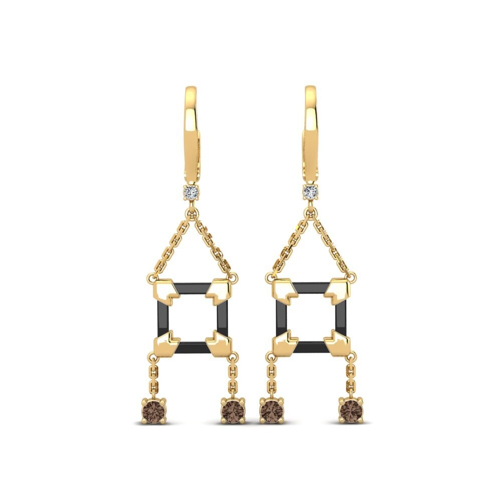 Smoky Quartz Women's Earring Araiza