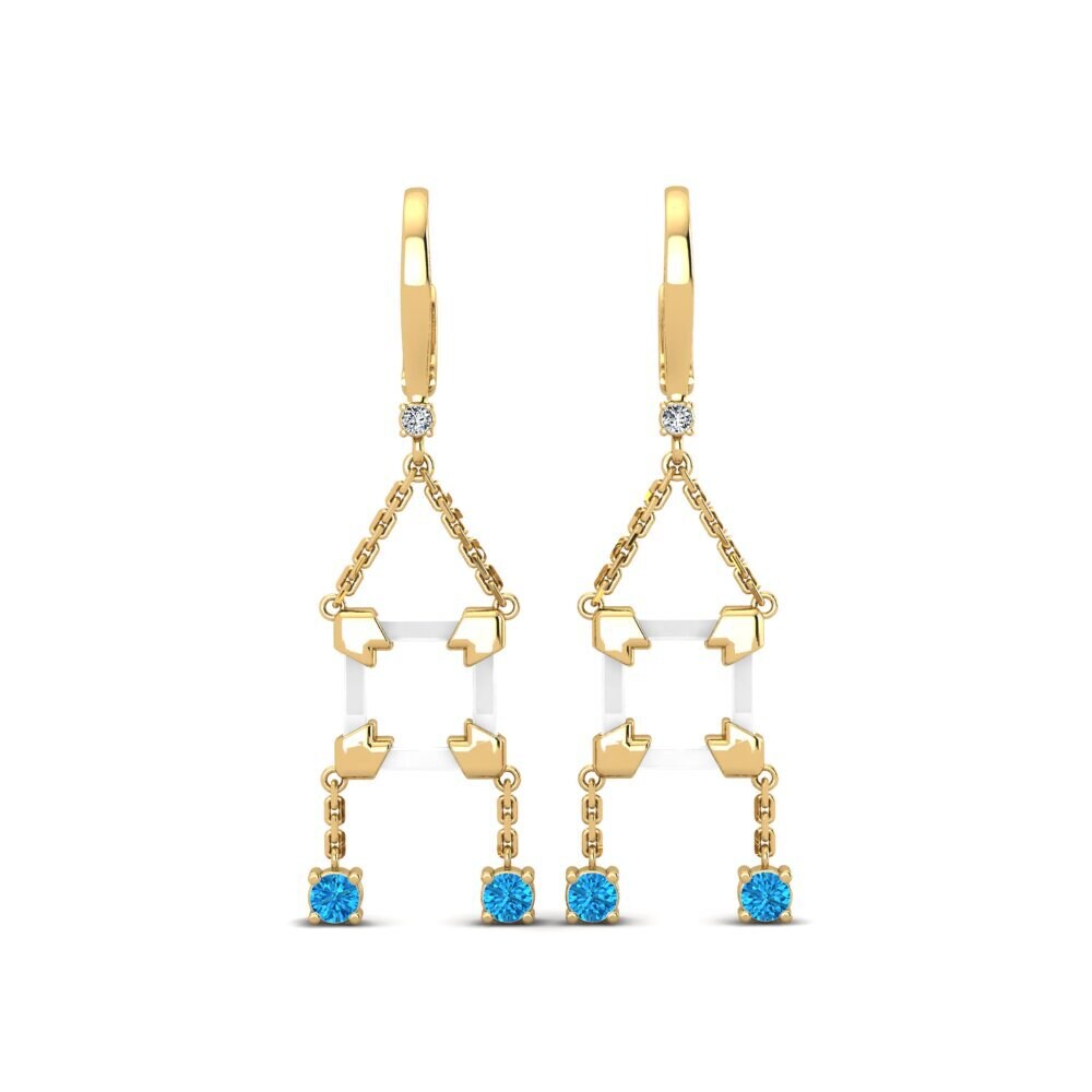 Blue Topaz Women's Earring Araiza