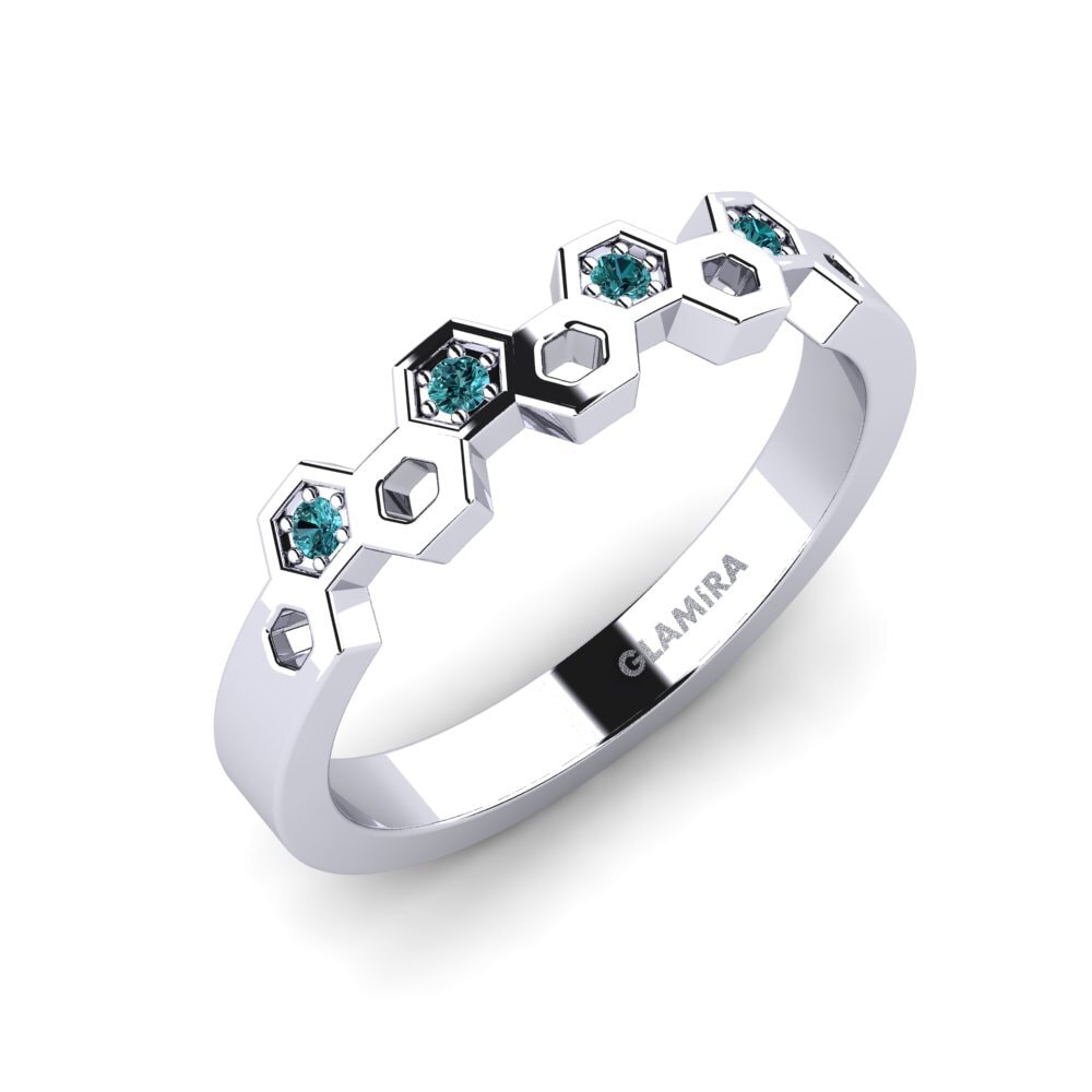 Diamant Bleu Bague Arashk