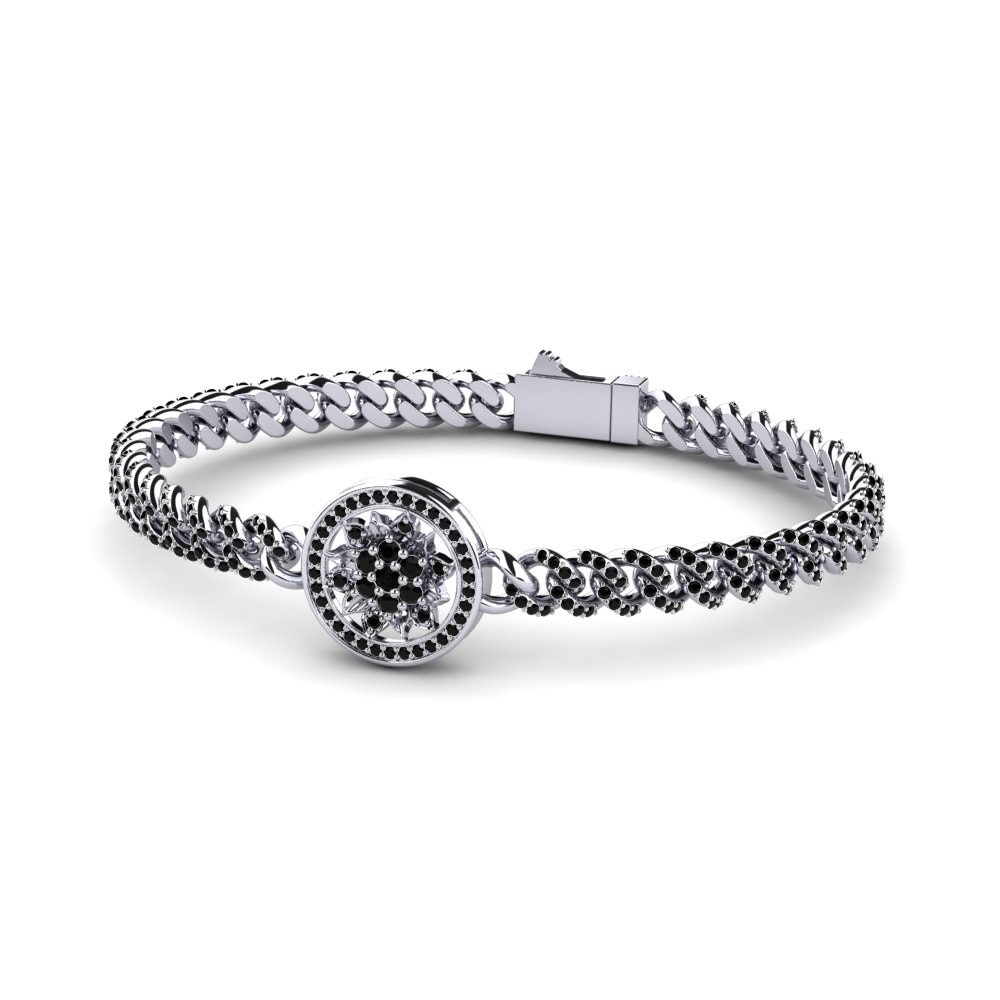 Ónix Negro Pulsera de Mujer Arbeost