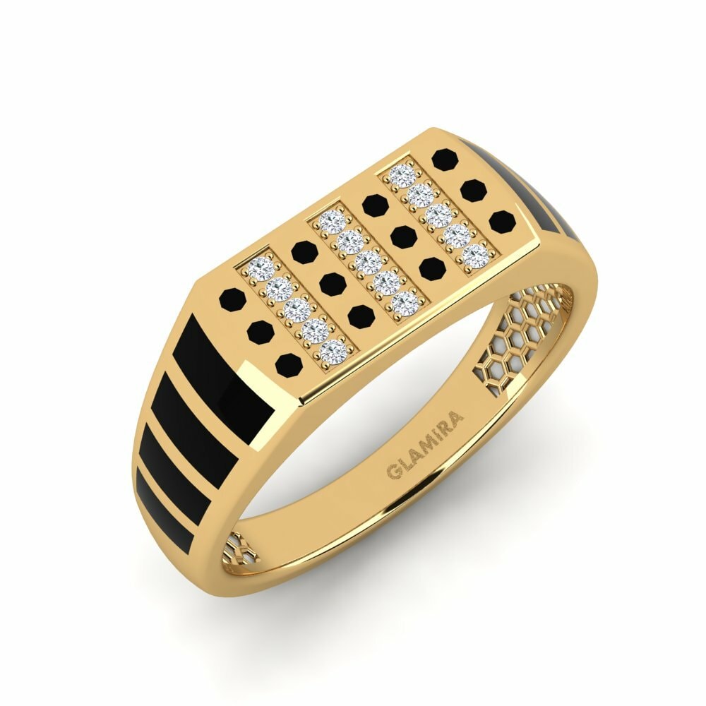 18ct Yellow Gold Men's Ring Archeops