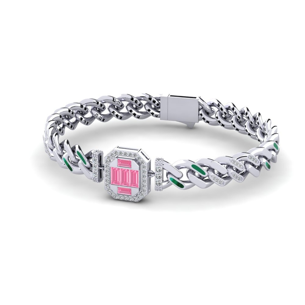 Pink Sapphire Women's Bracelet Arcueil