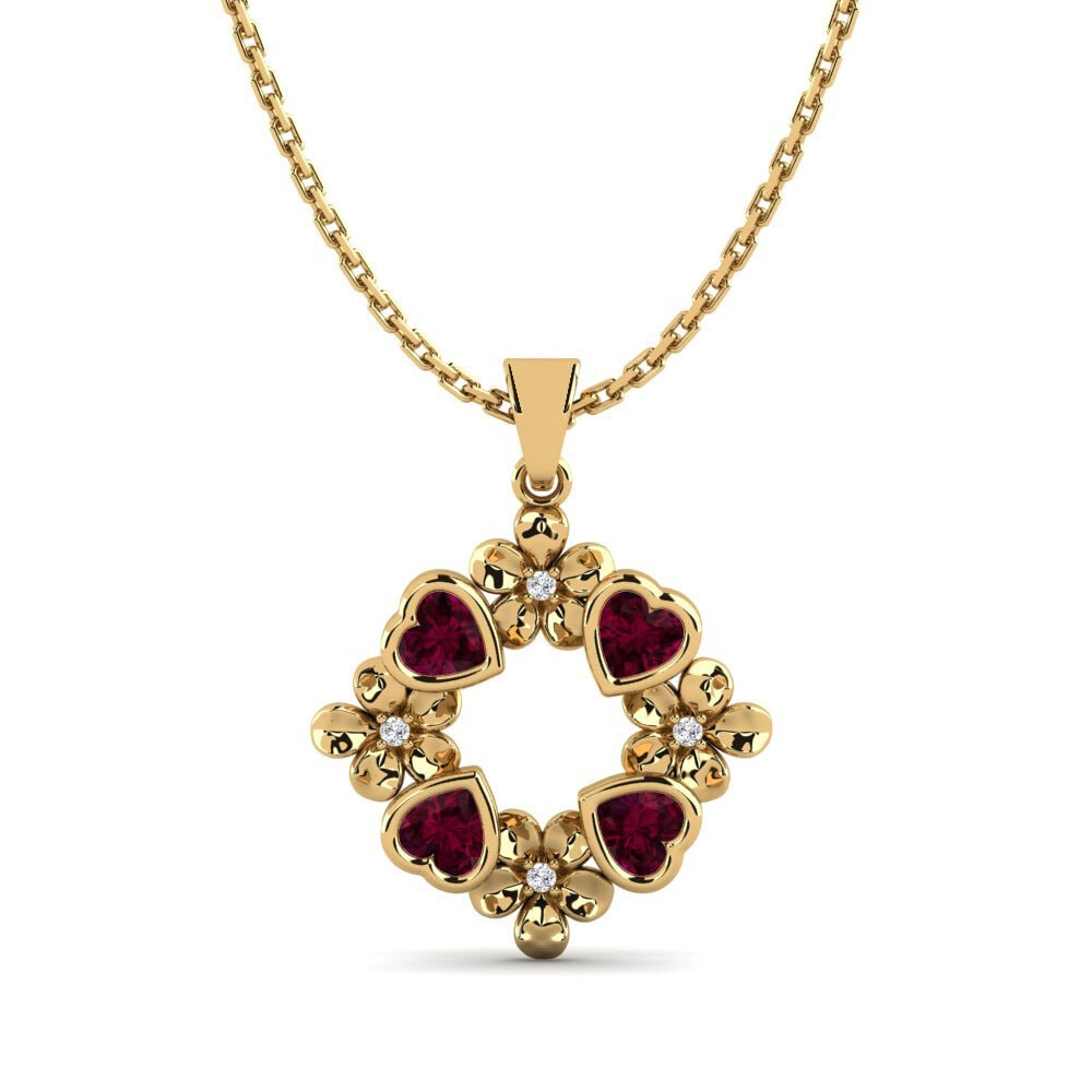 Rhodolite Garnet Women's Pendant Ardella