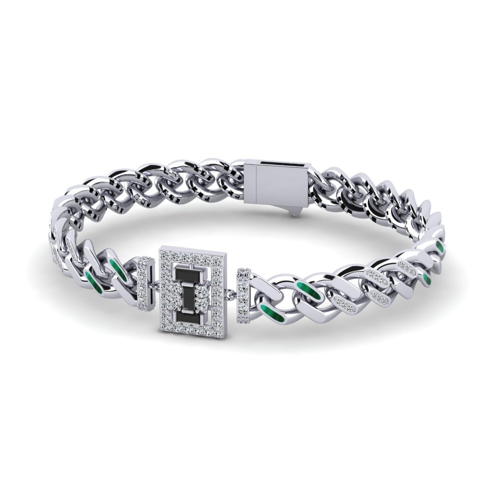 Black Sapphire Women's Bracelet Ardilleux