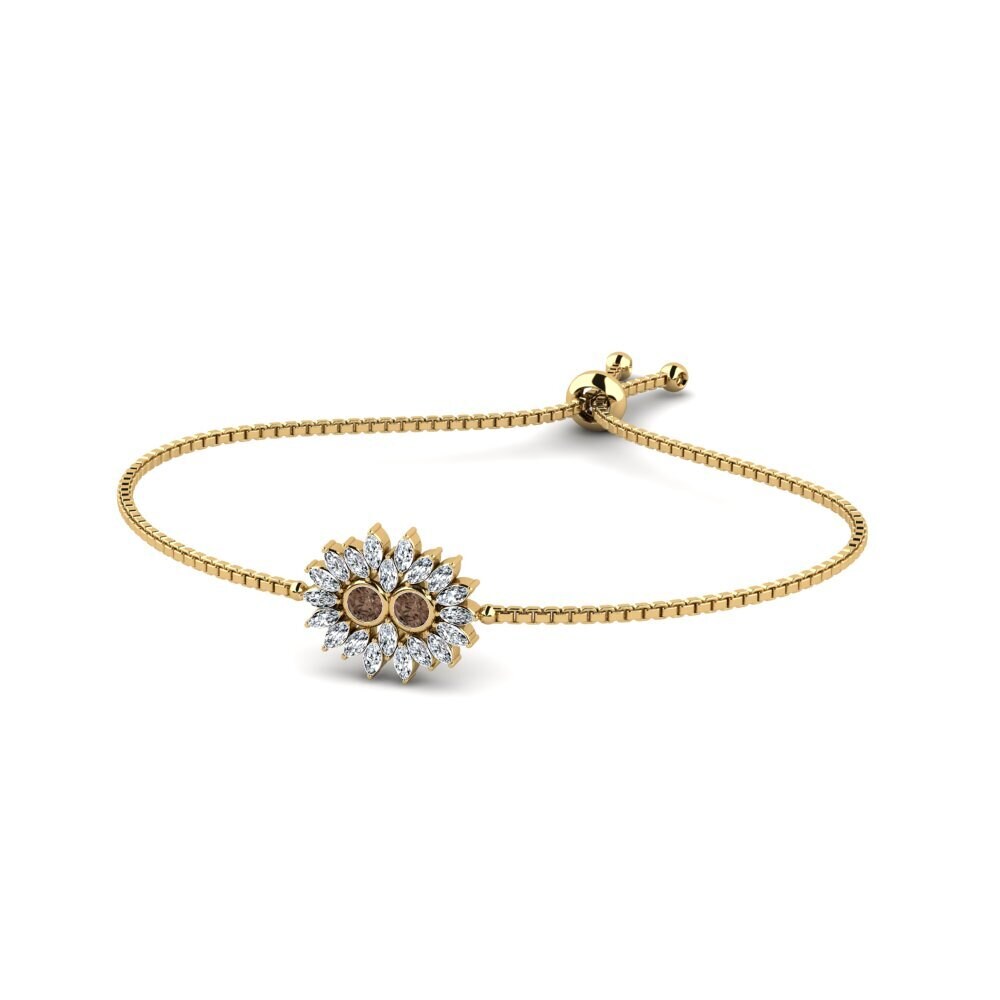 Smoky Quartz Women's Bracelet Ardoise