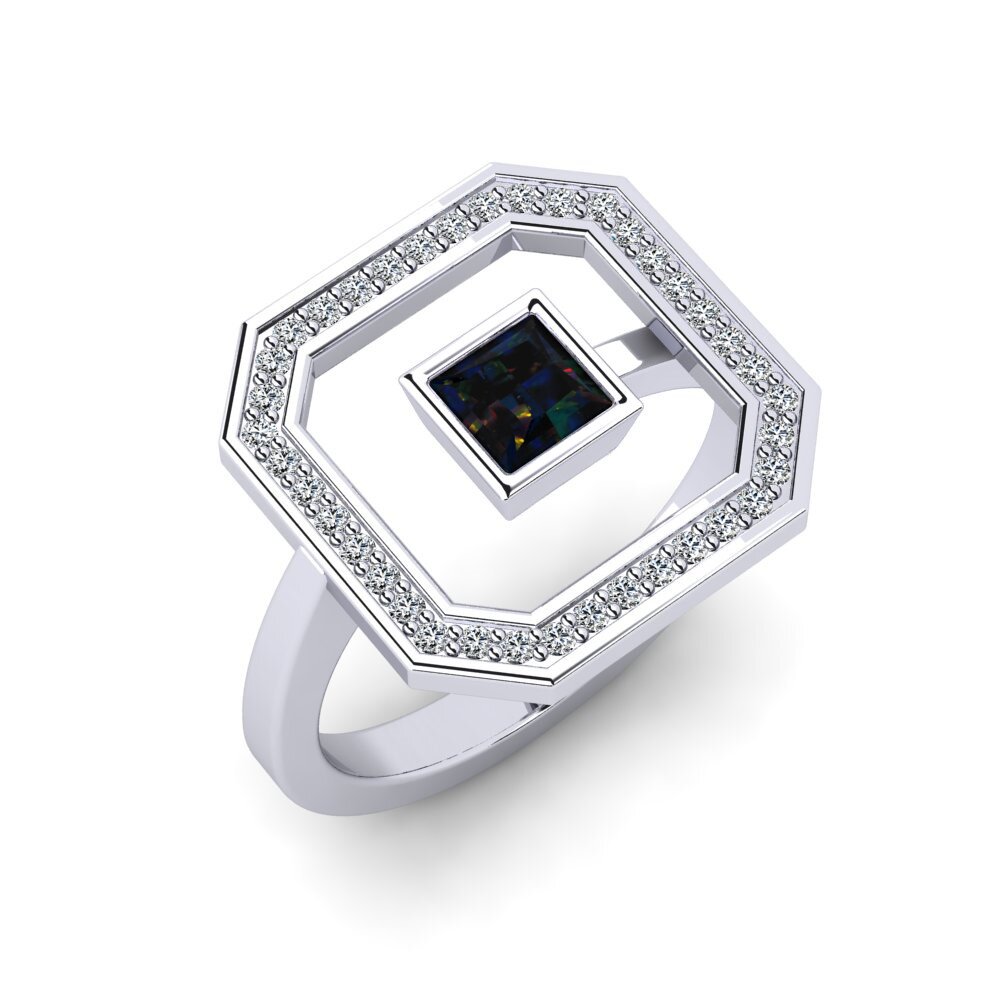 Black Opal Ring Argyll