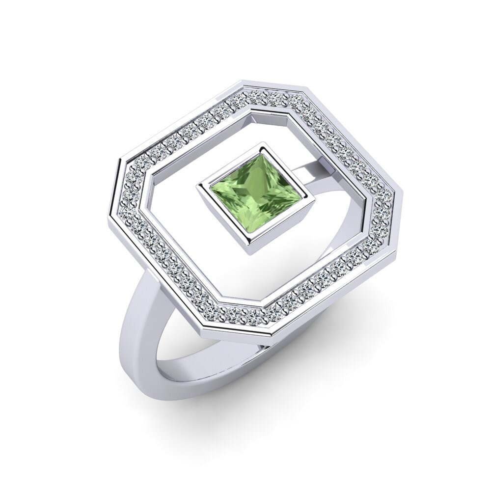 Princesa Zafiro Verde Anillo Argyll