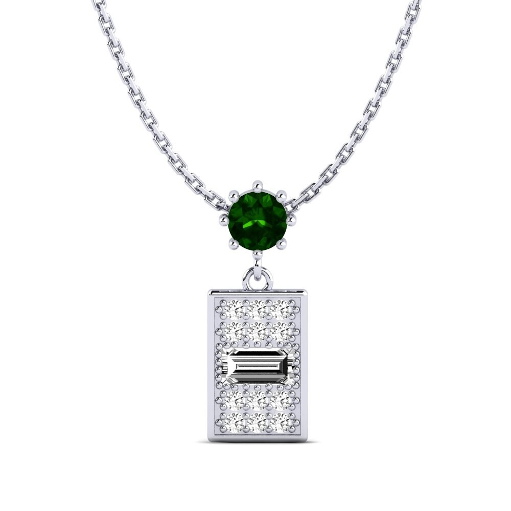 Green Tourmaline Women's Pendant Arides