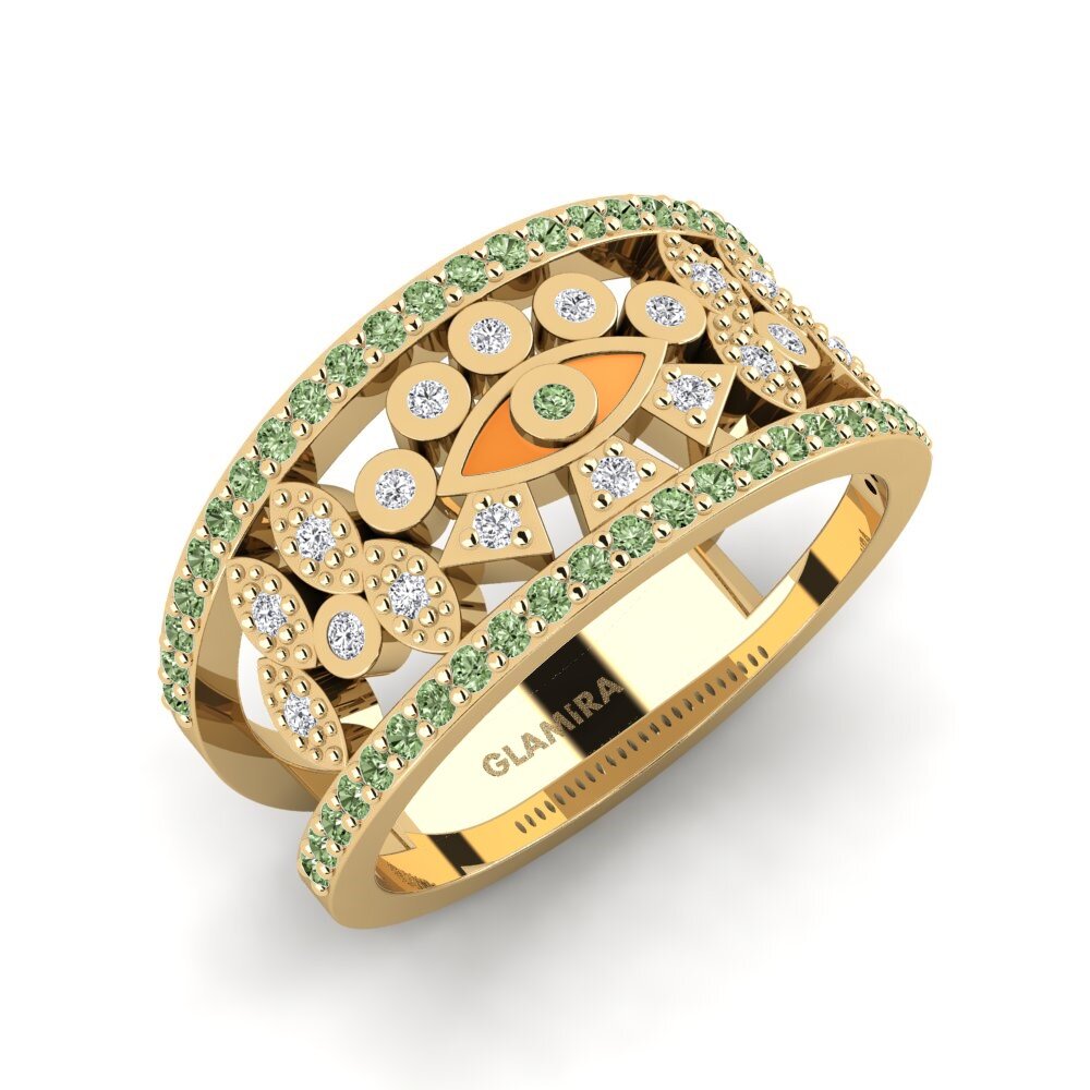 Green Diamond Ring Arinna