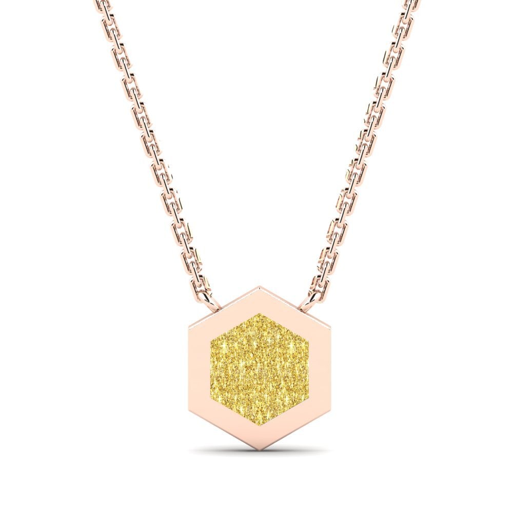 14ct Rose Gold Necklace Ariocarpus Daughter