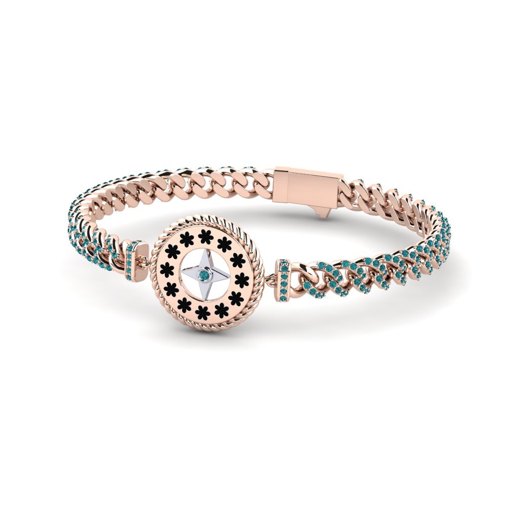 Blue Diamond Women's Bracelet Arishes