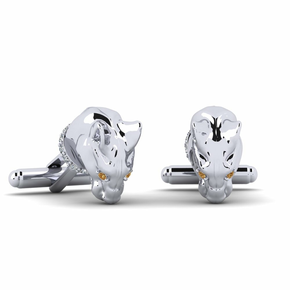 Brown Diamond Cufflink Aristide