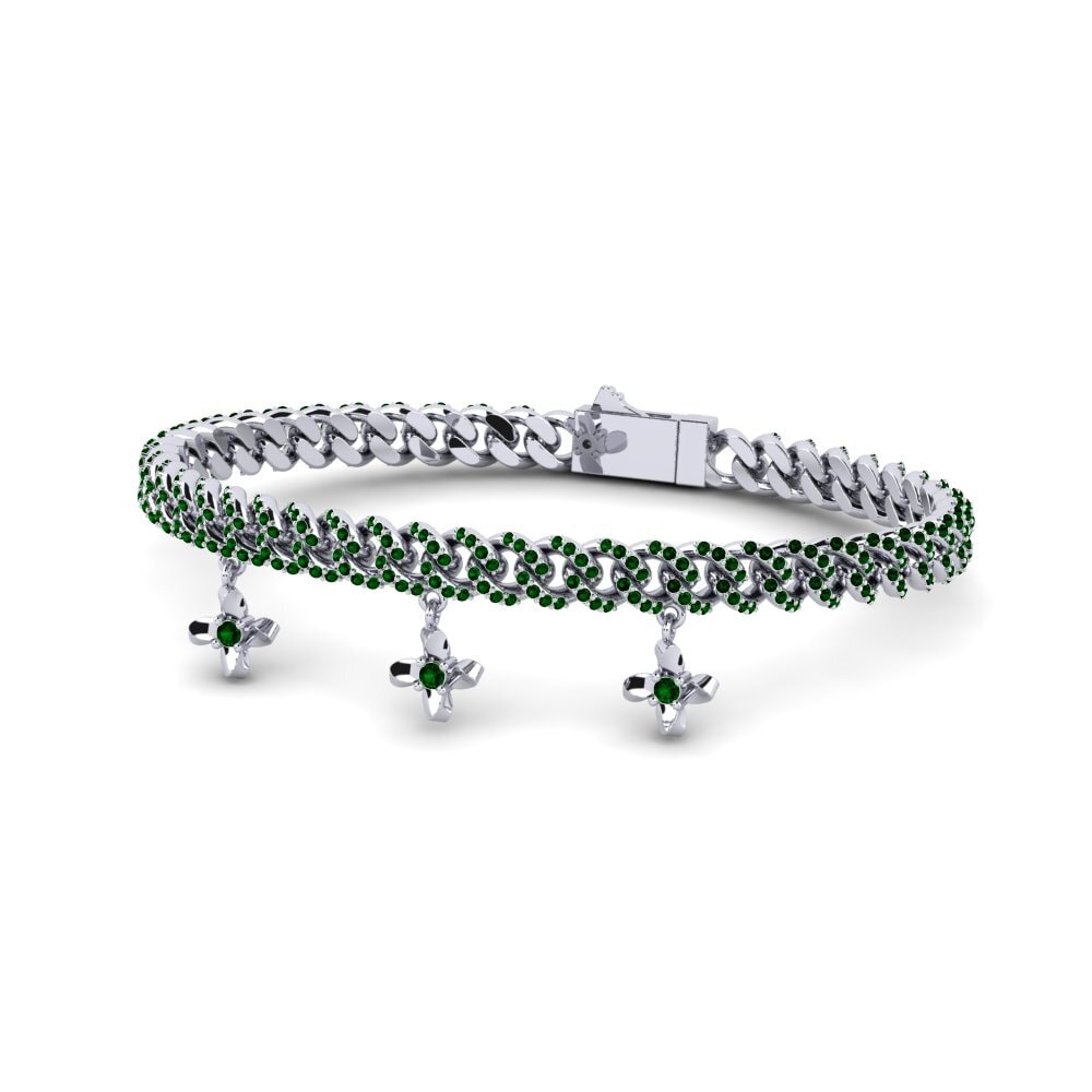 Green Zirconia Women's Bracelet Aritch