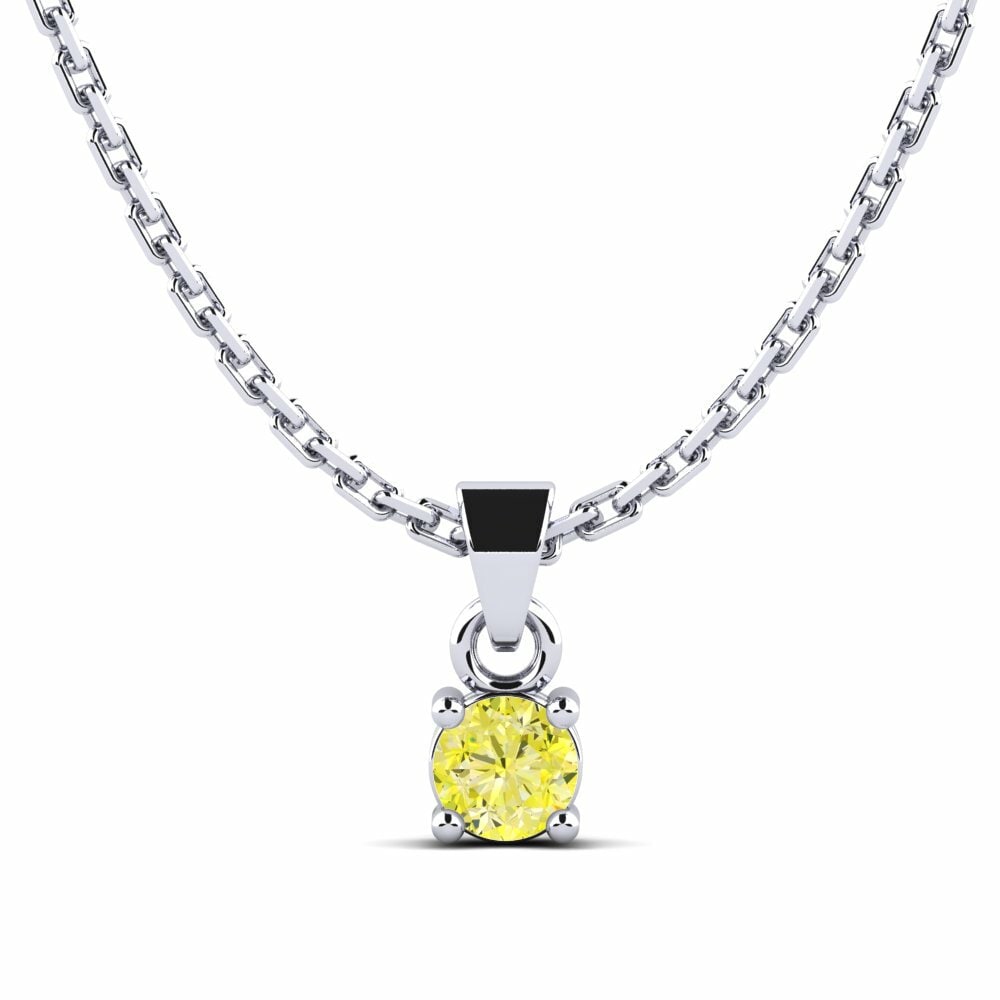 Yellow Diamond Women's Pendant Arlecia