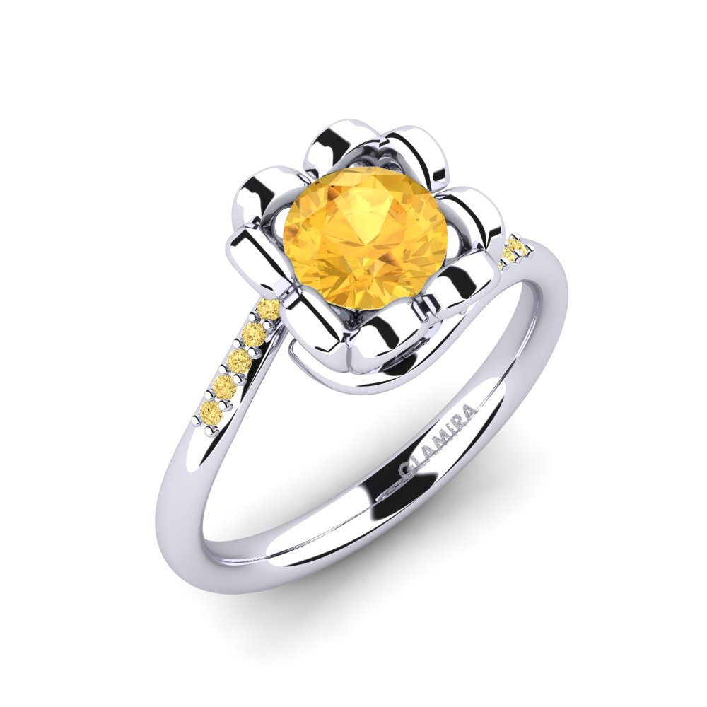 9k White Gold Engagement Ring Arliyah
