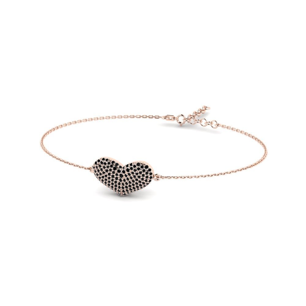 Black Sapphire Women's Bracelet Armastus