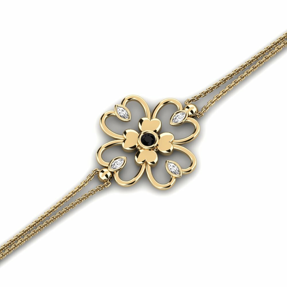 Onyx Noir Bracelet pour femme Arni