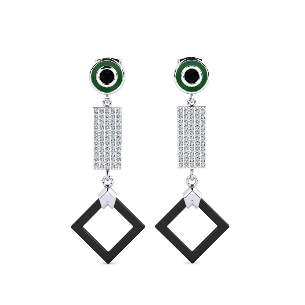 Black Onyx Women's Earring Aronni