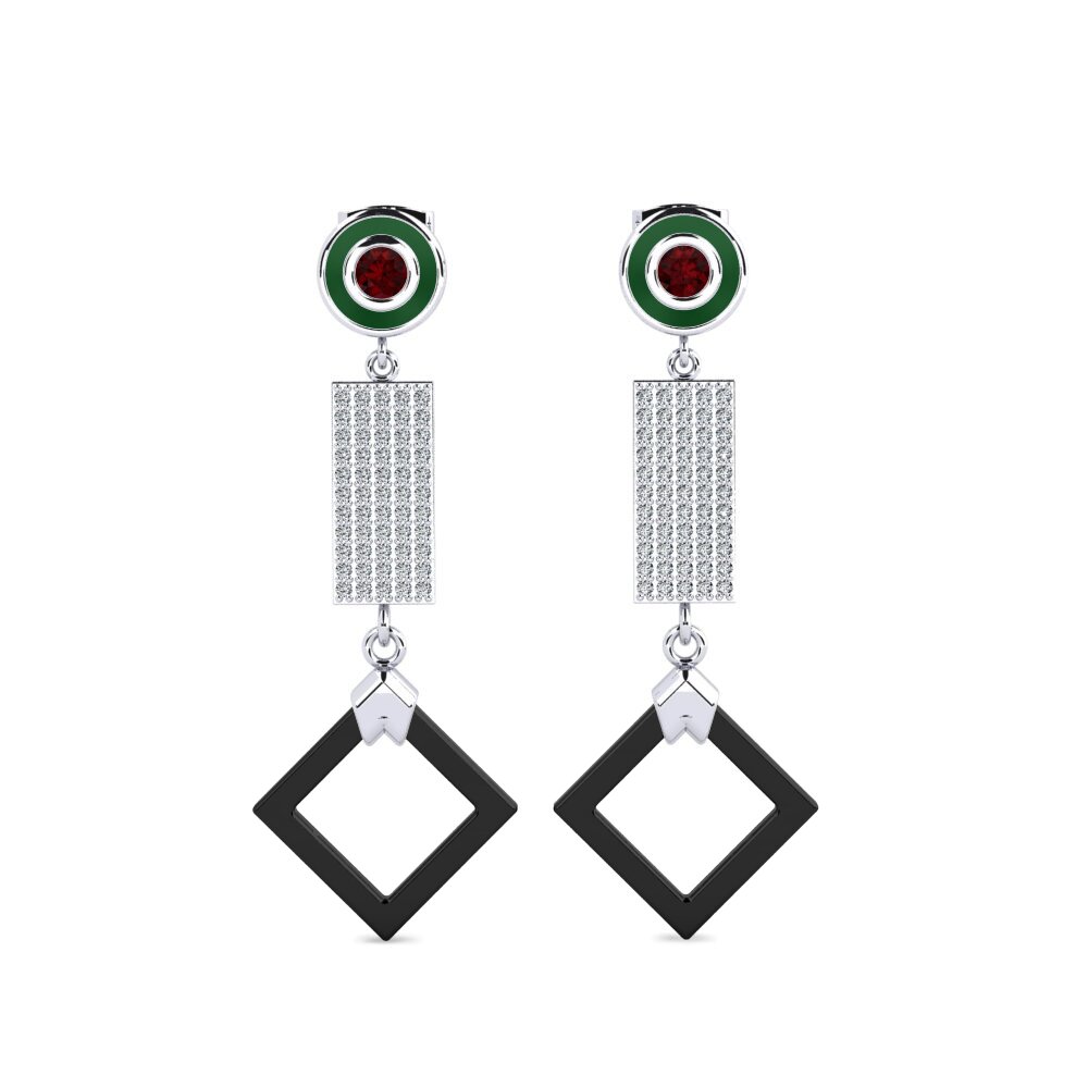 Garnet Women's Earring Aronni