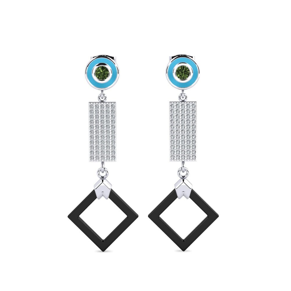 Green Sapphire Women's Earring Aronni