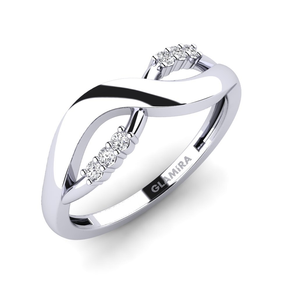 Bague Fiançailles Moissanite 1ct Couleur D VVS1 - Coupe Ronde, Argent 925 - Pour Femme, Bleu/violet/rose - Avec Certificat