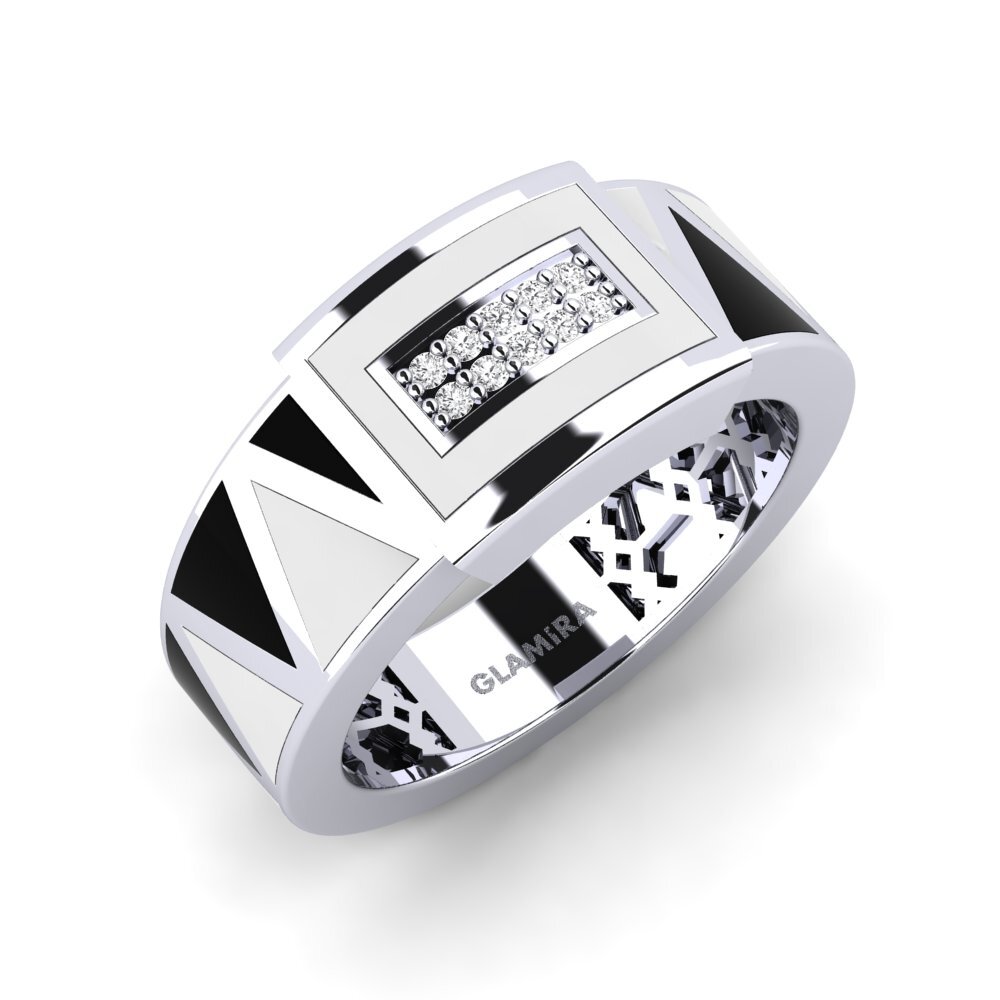White sapphire Ring Arqam