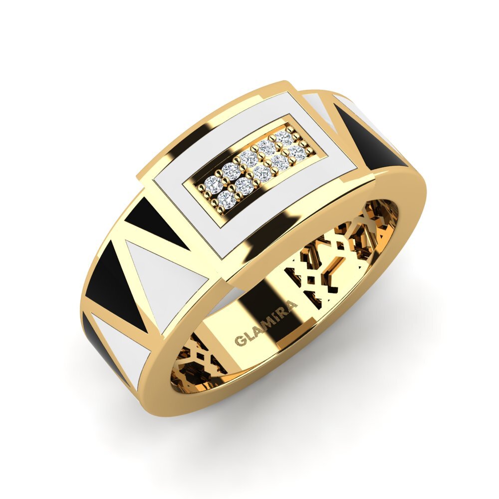 Gelbgold 375 Ring Arqam