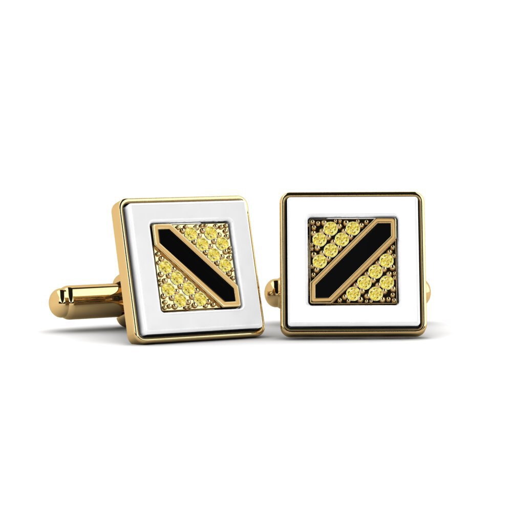 Yellow Sapphire Cufflink Arredondo