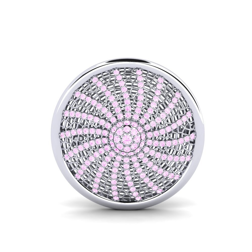 Zafiro Rosado Broche Artemios