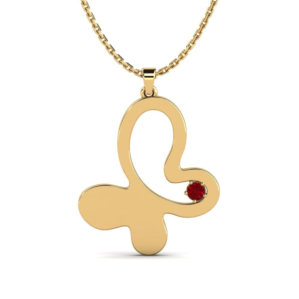 Red Zirconia Women's Pendant Arterte