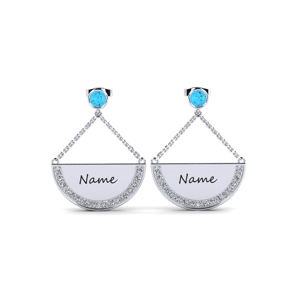 Blue Topaz Women's Earring Artiese