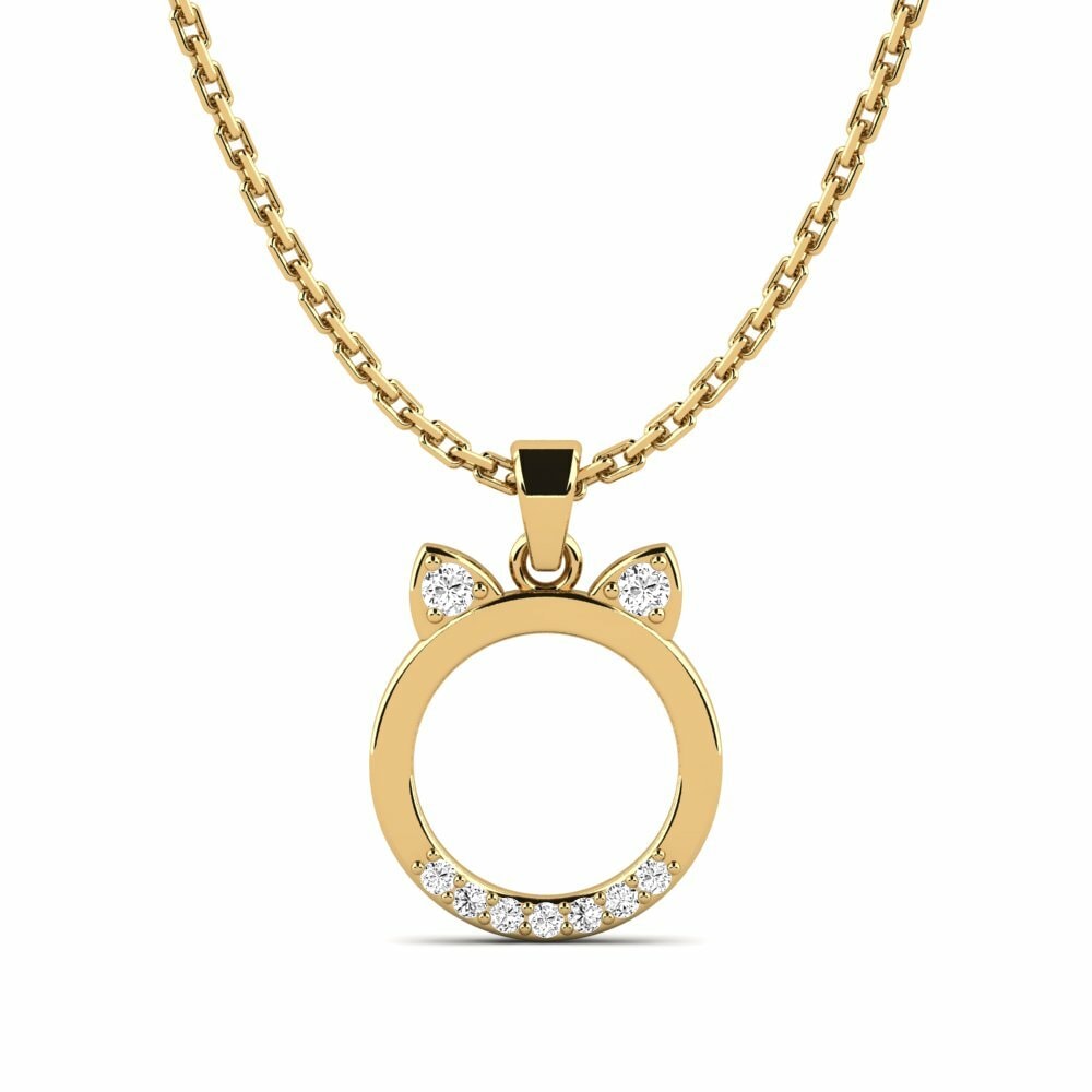 Moissanite Pendentif pour enfant Asella