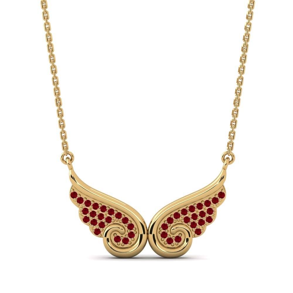 Red Zirconia Women's Necklace Ashantis