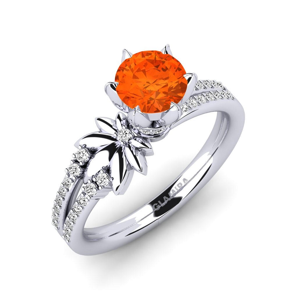Fire-Opal Engagement Ring Asia
