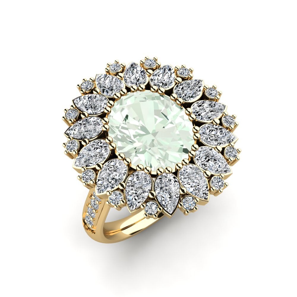 Green Amethyst Ring Asion