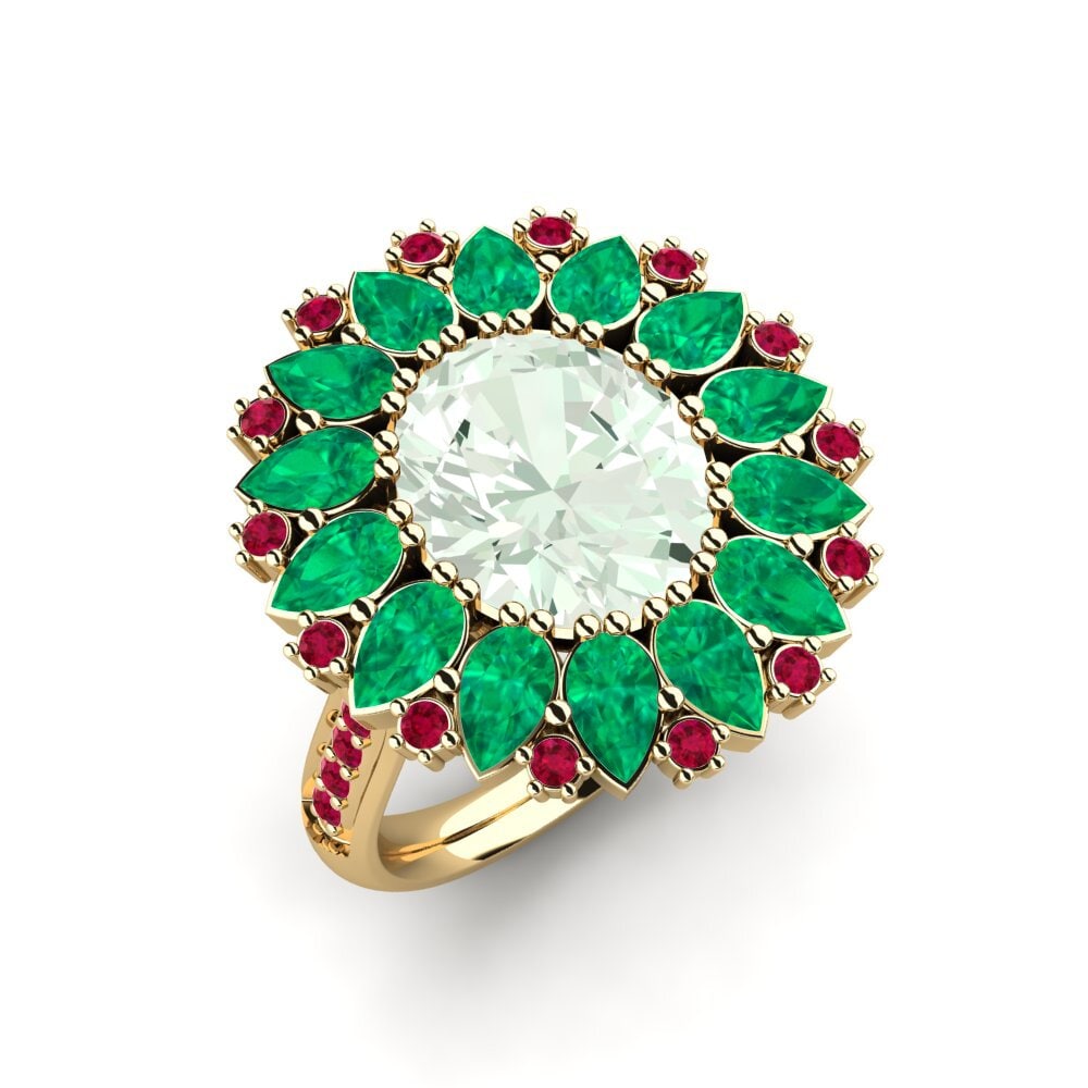 Green Amethyst Ring Asion