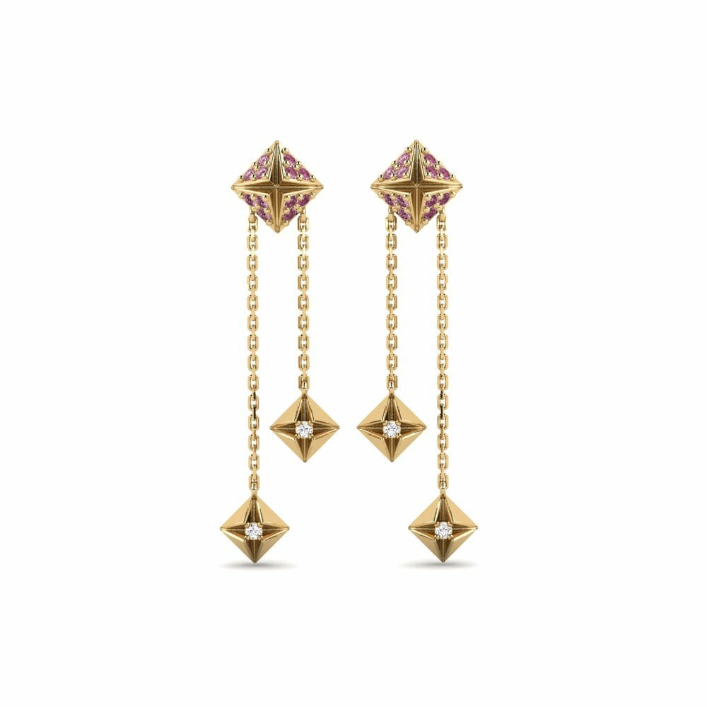 Rhodolite Garnet Women's Earring Aspektter