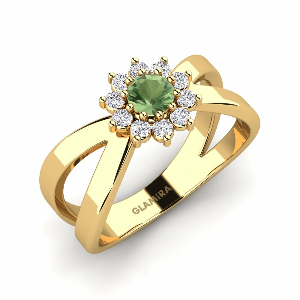 Green Sapphire Ring Aspergill