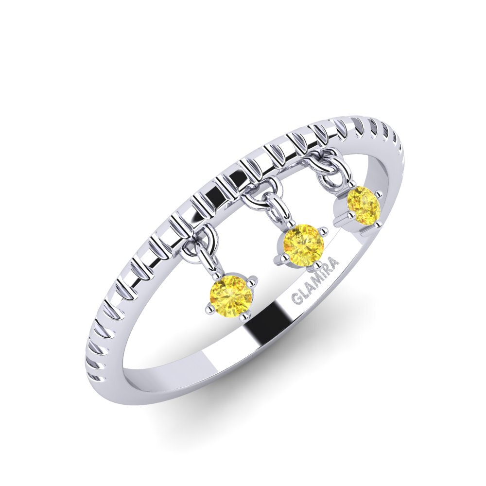 Yellow Sapphire Ring Assets