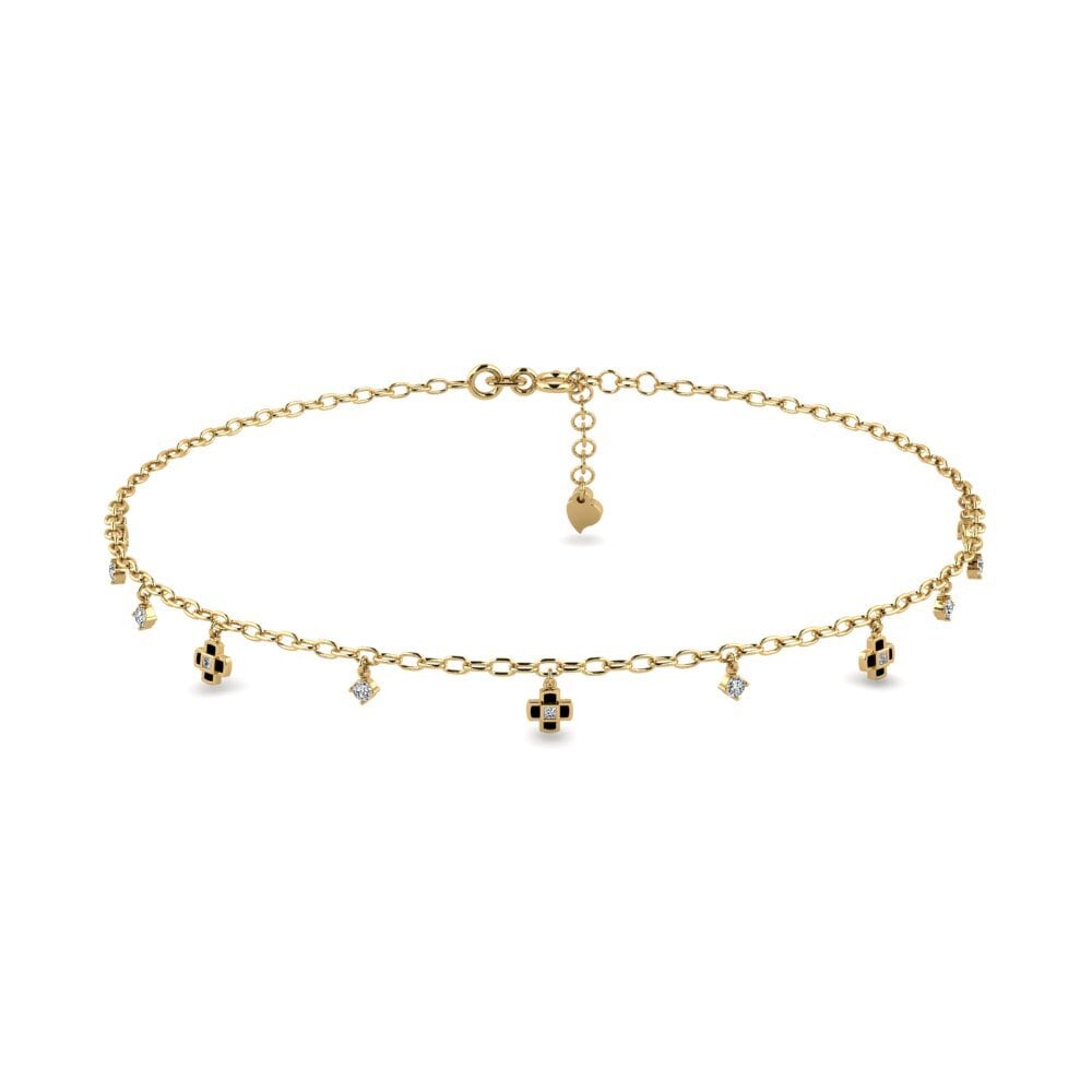 9ct Yellow Gold Women's Anklet Assoniac